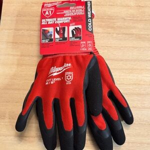 Milwaukee Red and Black Men's Gloves